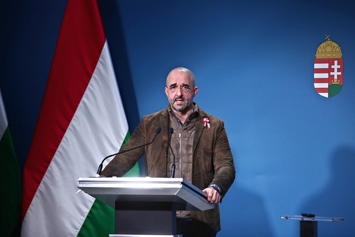 Fotó: MH/Hegedüs Róbert Kovács Zoltán: Politikai boszorkányüldözés folyik Magyarország ellen
