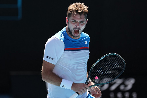 Stan Wawrinka is pályára lép a budapesti tenisztornán