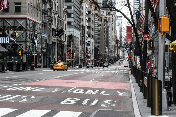 New Yorkban is megállt az élet