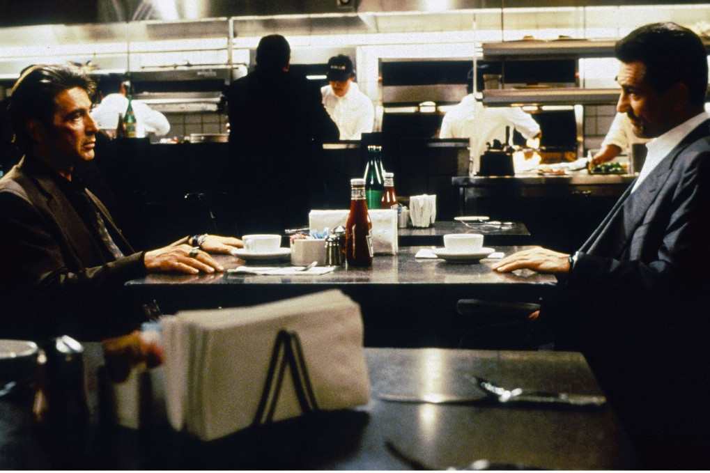 Fotó: AFP/Warner Brothers/Regency 1995 - Szemtől szemben: Először együtt a vásznon a két legenda, Al Pacino és Robert De Niro