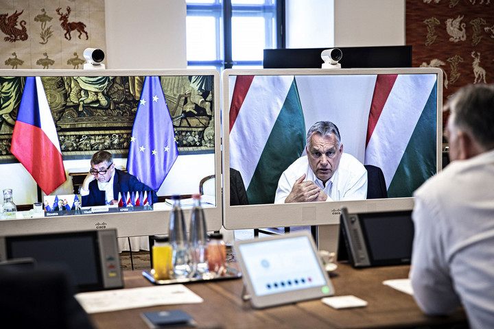 Fotó: MTI/Miniszterelnöki Sajtóiroda Jól vizsgáztak a visegrádiak a járvány idején