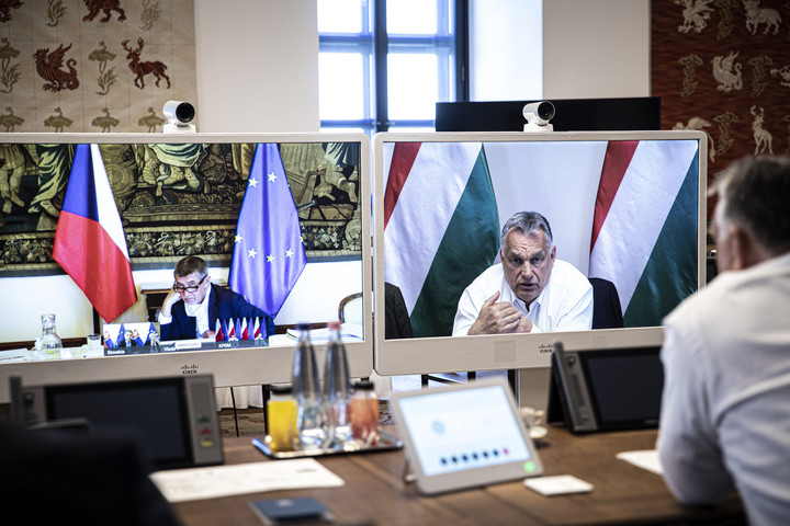 Fotó: MTI/Miniszterelnöki Sajtóiroda Orbán Viktor: Minden eddiginél fontosabb a V4-ek egysége