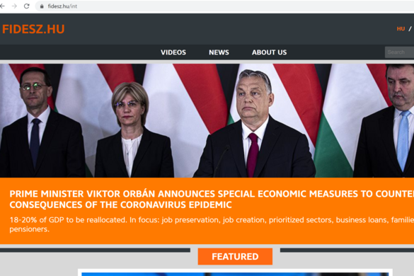 Elindult a Fidesz angol nyelvű honlapja
