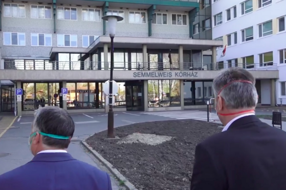 Európa legmodernebb mobil járványkórházát kereste fel Orbán Viktor