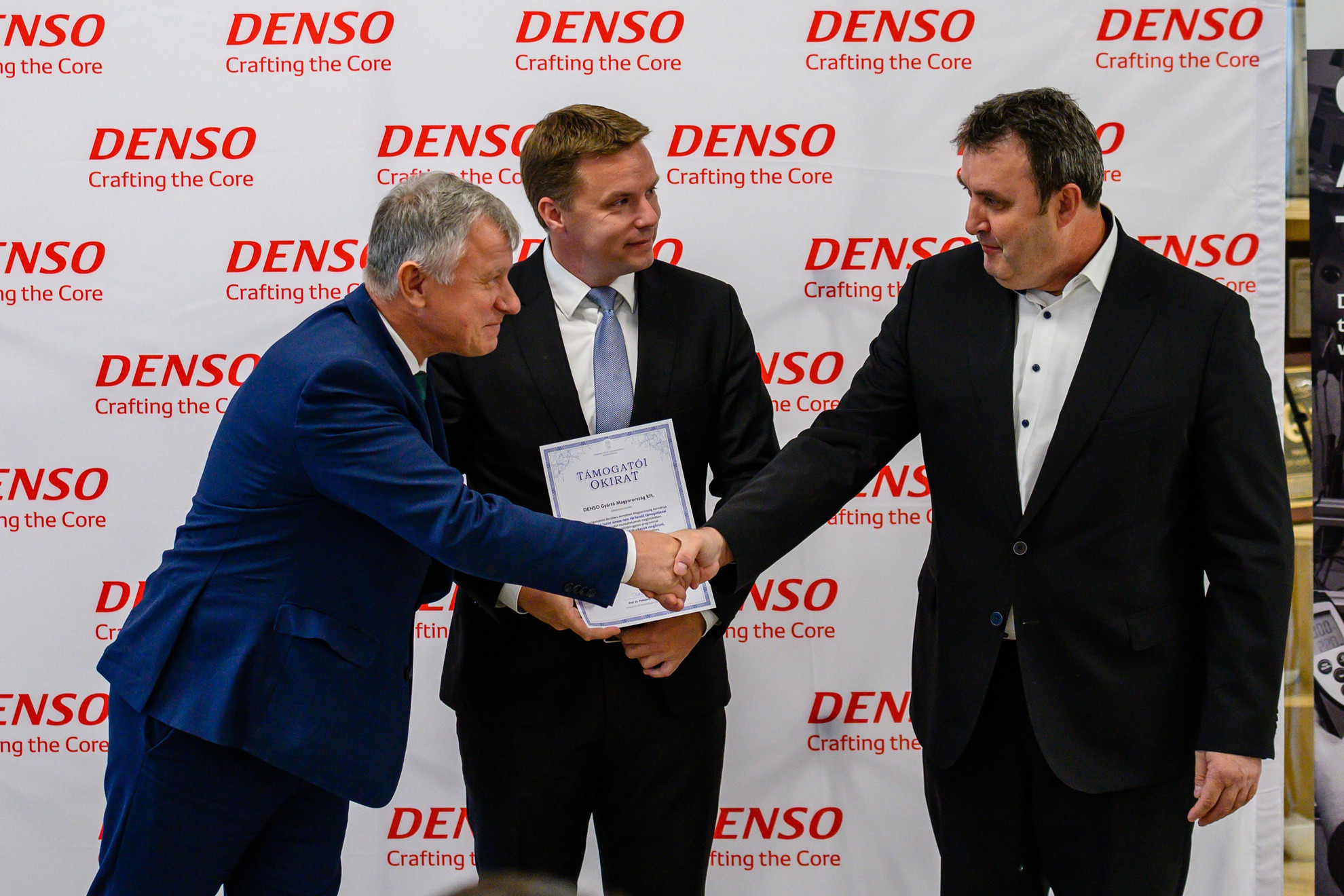 Fotó: MTI/Vasvári Tamás A Denso 3800 dolgozójának munkahelyét védte meg a Gazdaságvédelmi akcióterv