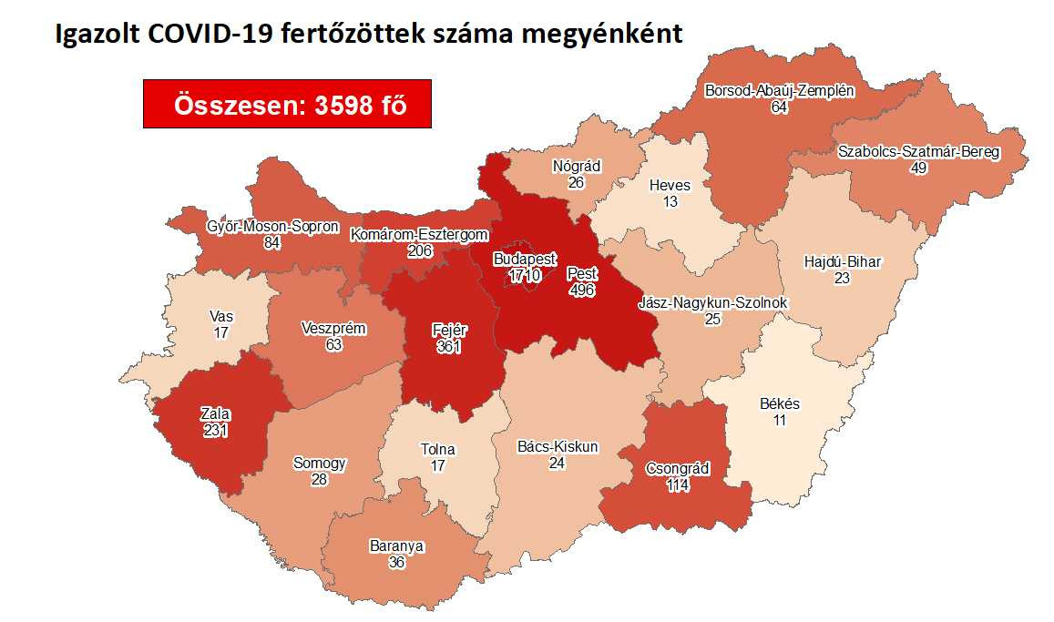 Fotó: koronavirus.gov.hu Újabb magyar állampolgároknál mutatták ki az új koronavírus-fertőzést