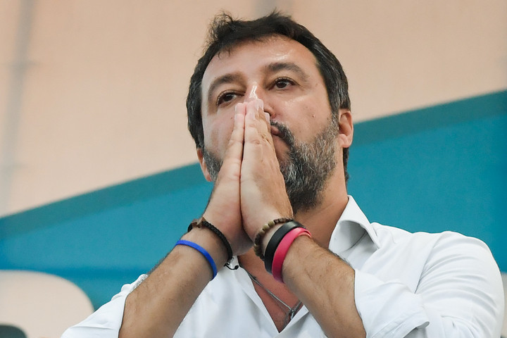 Fotó: AFP/Tiziana FABI Mégis megmaradhat Matteo Salvini mentelmi joga