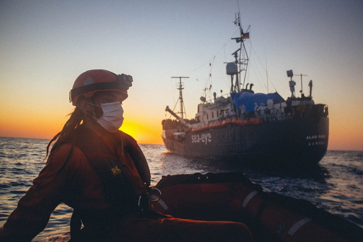 Fotó: AFP/sea-eye.org/Cedric Fettouc Lefoglaltak egy migránsmentő hajót az olasz hatóságok