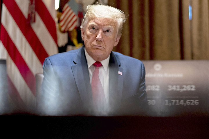 Fotó: AFP/Doug Mills Trump az erőszakos tüntetőket ostorozta