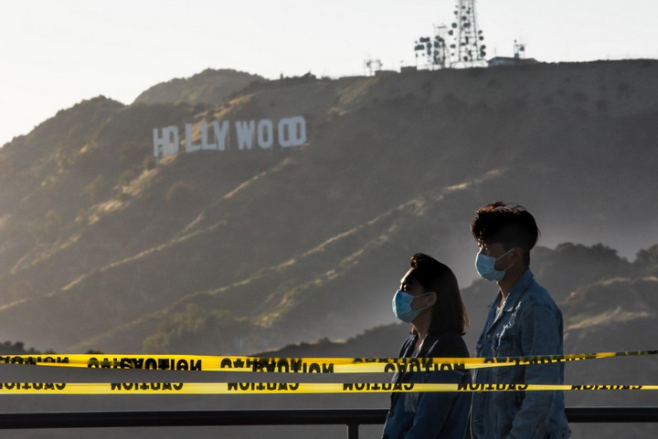 Fotó: AFP/Apu GOMES Újraindulhat az élet Hollywoodban