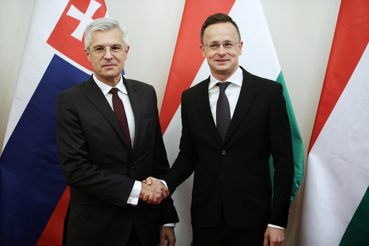 Fotó: MH/Papajcsik Péter Szijjártó: Még soha nem volt ilyan jó a magyar-szlovák együttműködés