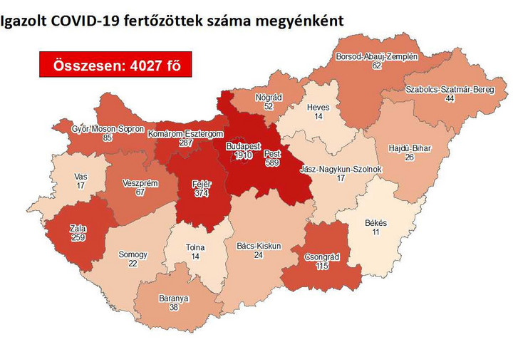 Újabb tíz magyar állampolgárnál mutatták ki a fertőzést