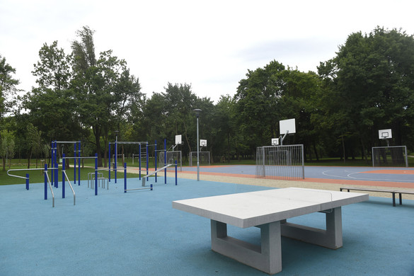 Sportparkot adtak át a Hajógyári-szigeten