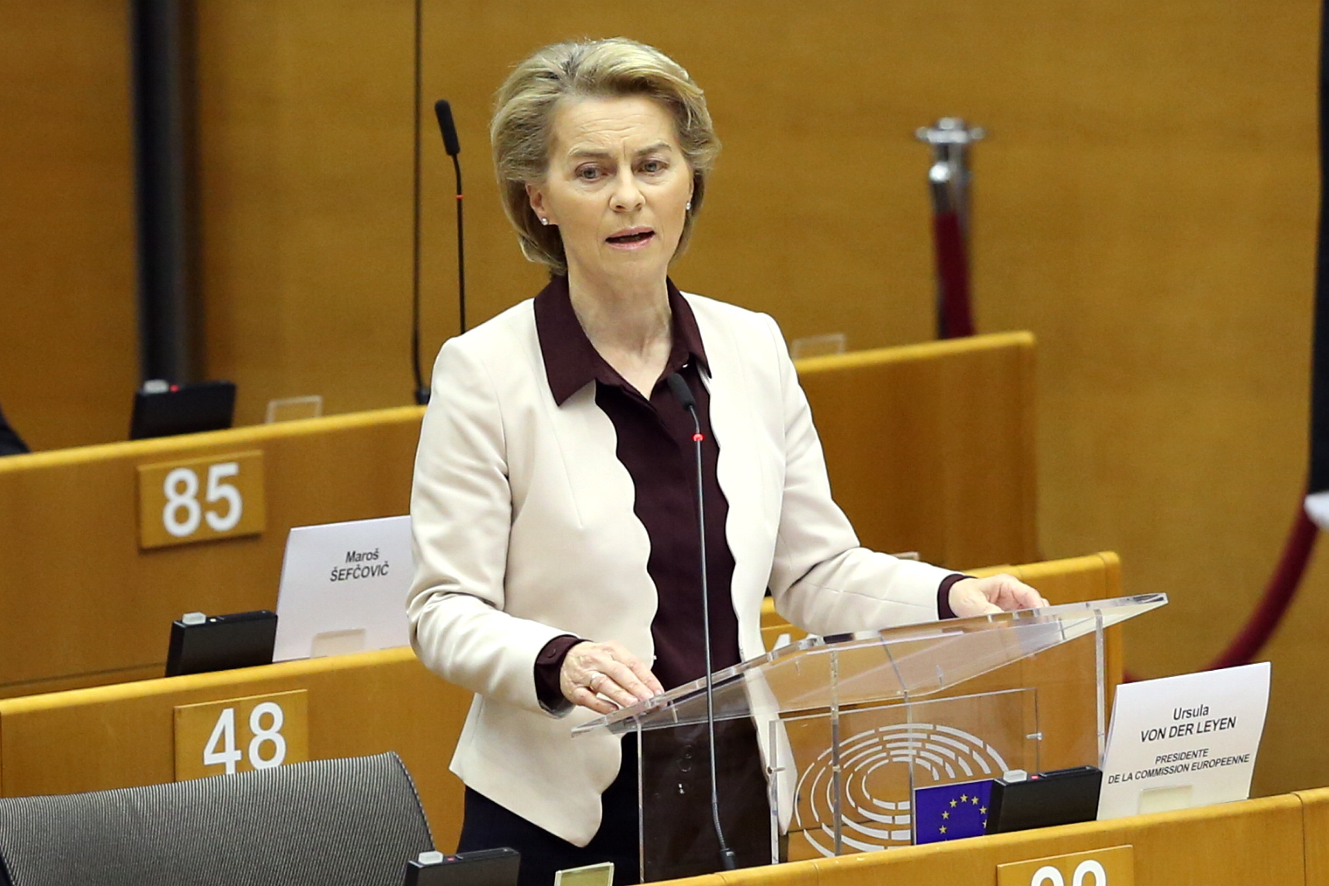 A költségvetési kompromisszum elfogadása mellett érvelt Ursula von der Leyen