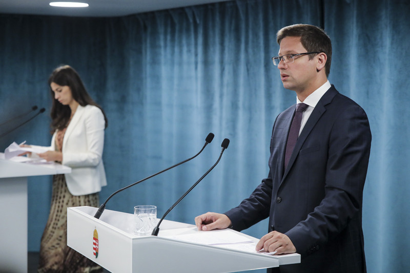 Fotó: MH/Purger Tamás Gulyás Gergely miniszterelnökséget vezető miniszter
