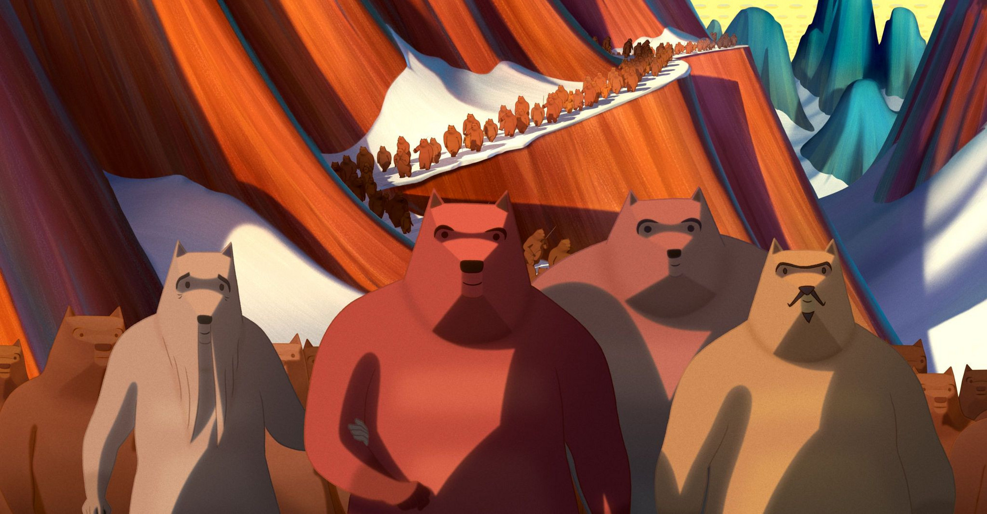 Fotó: Indigo Film Dino Buzzati Medvevilág Szicíliában című világhírű meséjét Lorenzo Mattotti olasz származású rendező a Kecskemétfilm munkatársaival vitte animációs filmre