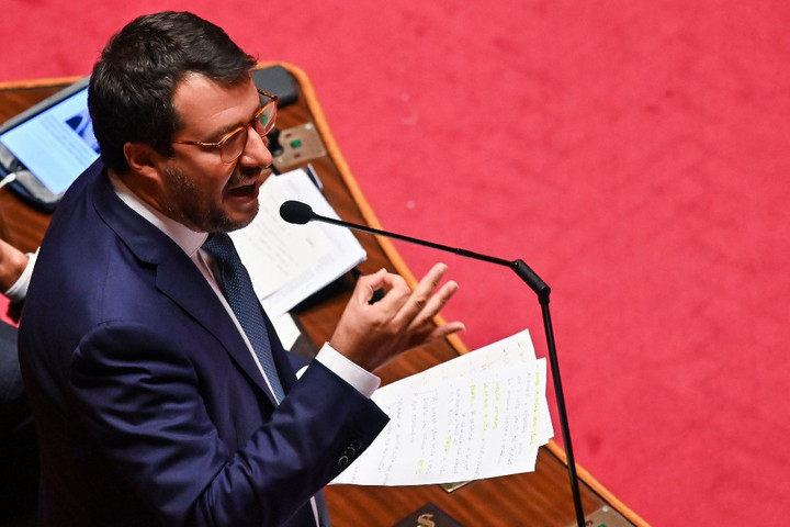 Fotó: AFP/Andreas Solaro Megvonták Matteo Salvini mentelmi jogát