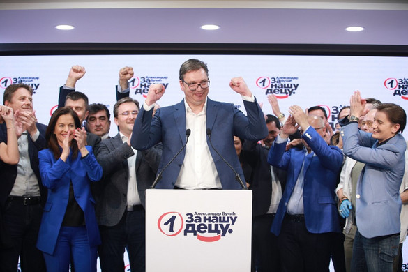A hivatalos végeredmény is a Szerb Haladó Párt elsöprő győzelmét erősítette meg