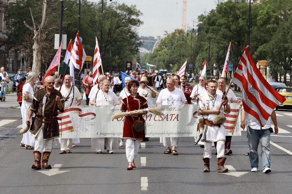 A pozsonyi csatára emlékeztek Budapesten