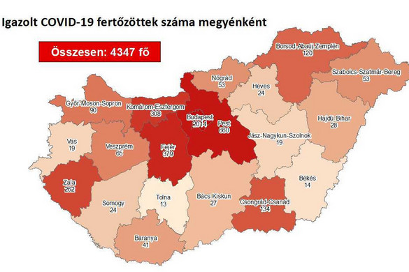 Nyolccal emelkedett a fertőzöttek száma hazánkban