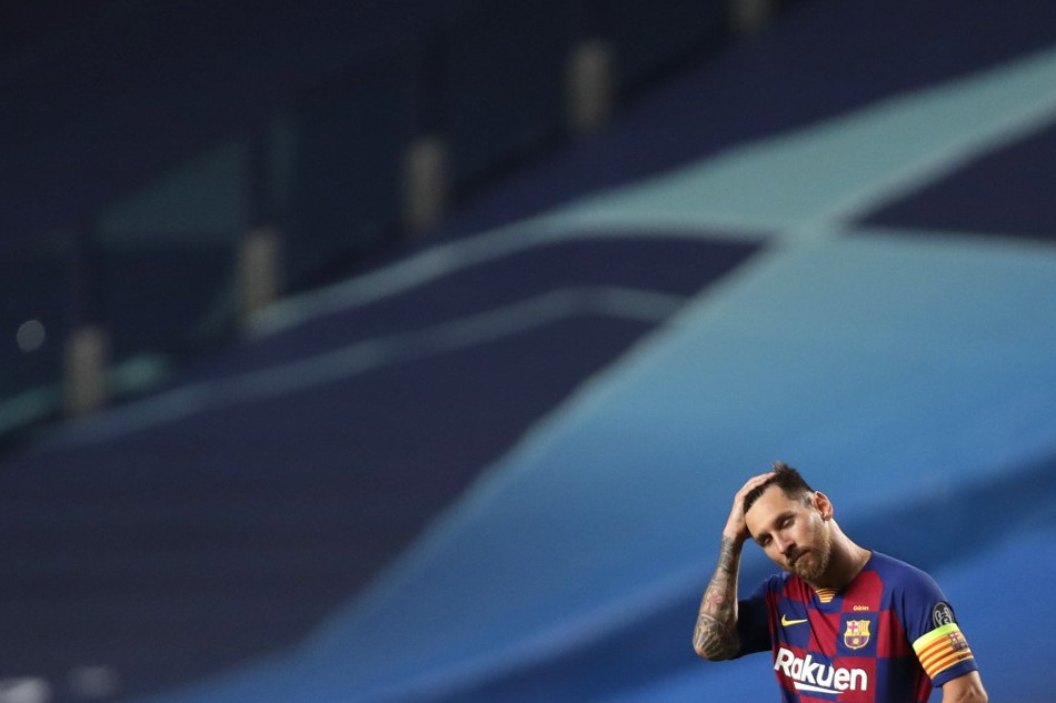 Lionel Messi csak szenvedett a pályán
