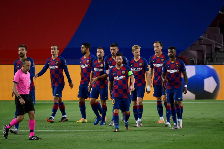 Fotó: AFP/LLUIS GENE Koronavírusos a Barcelona egyik futballistája