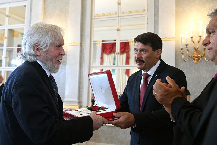 Fotó: MTI/Bruzák Noémi Szemerédi Endre matematikus kapta a Szent István-rend kitüntetést