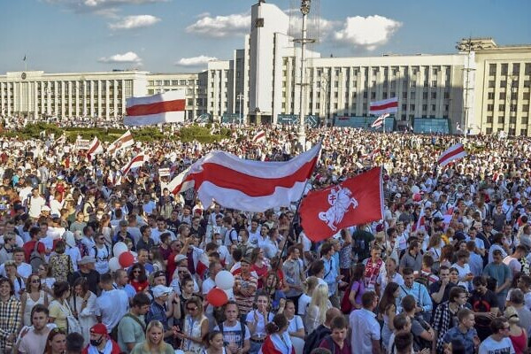 Fotó: Sergei GAPON/AFP EU-csúcs lesz szerdán a fehérorosz helyzettel kapcsolatban
