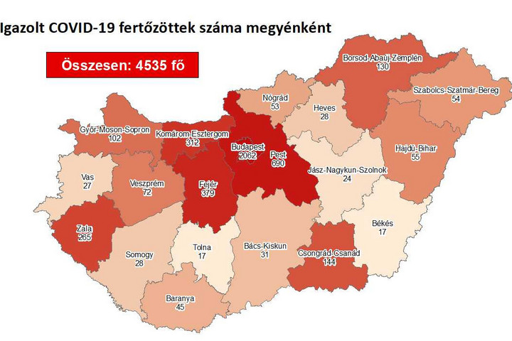 Fotó: k Kilenccel nőtt a fertőzöttek száma Magyarországon