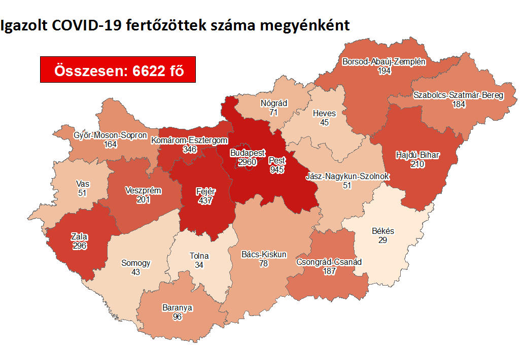 Fotó: koronavirus.gov.hu Meghalt három idős, krónikus beteg, és újabb 365 magyar állampolgárnál mutatták ki a koronavírus-fertőzést