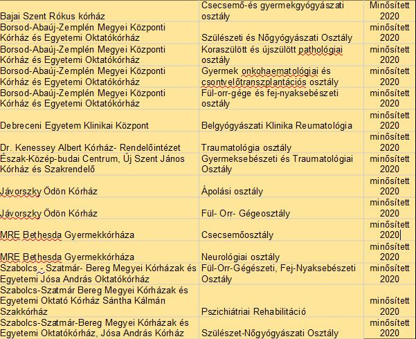 Fotó: MH Tizenöt kórházi osztály kapott családbarát minősítést 2020-ban