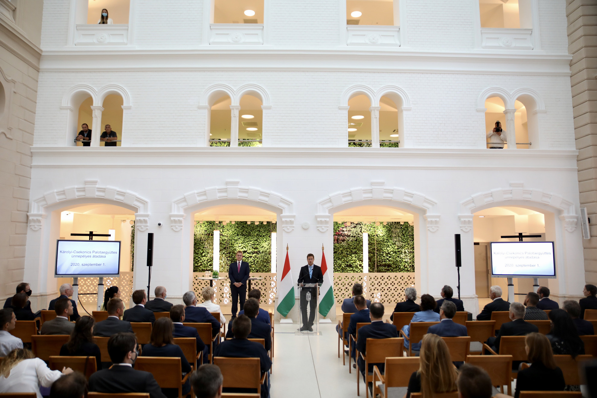 Fotó: MH/Bodnár Patrícia Átadták a felújított Károlyi–Csekonics-palotaegyüttest