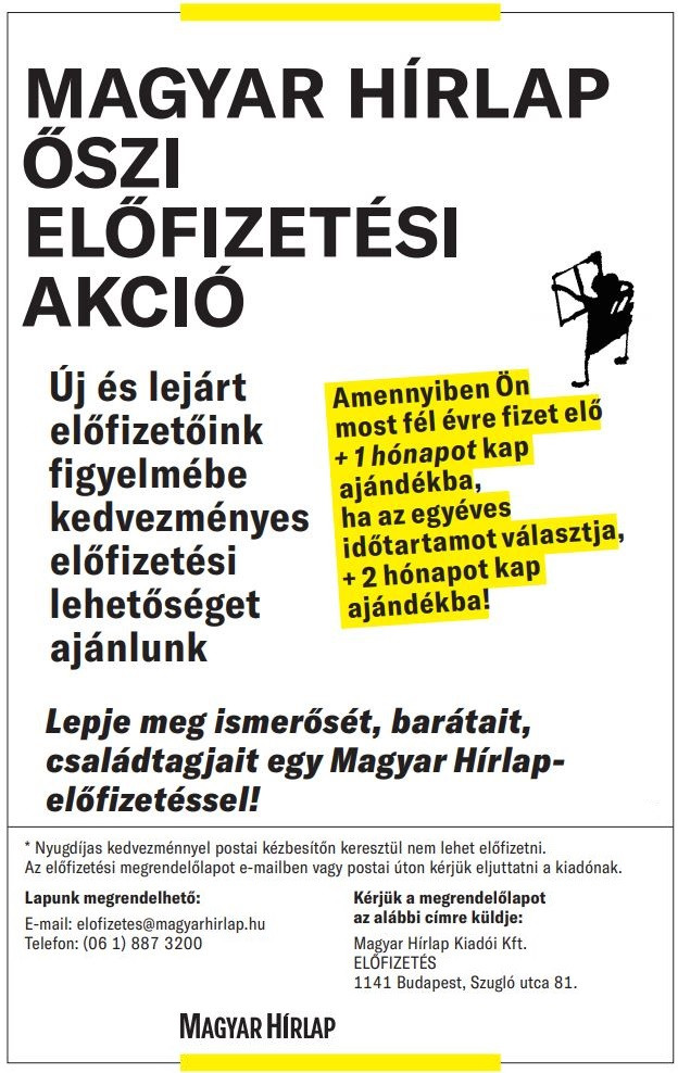 Fotó: MH Előfizetési akció