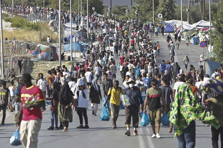 Fotó: AFP/Louisa Gouliamaki Athén nem engedné el a migránsokat Leszboszról