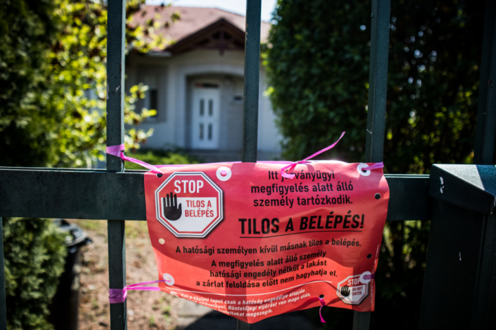 Fotó: MH/Bodnár Patrícia Több mint egymillió esetben ellenőrizték már a házi karantén betartását
