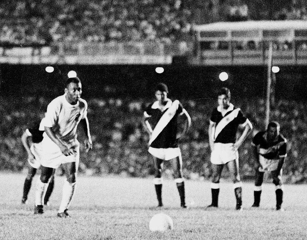 Fotó: AFP/Domicio Pinheiro Pelé pályafutása 1000. gólját büntetőből lőtte 1969 novemberében