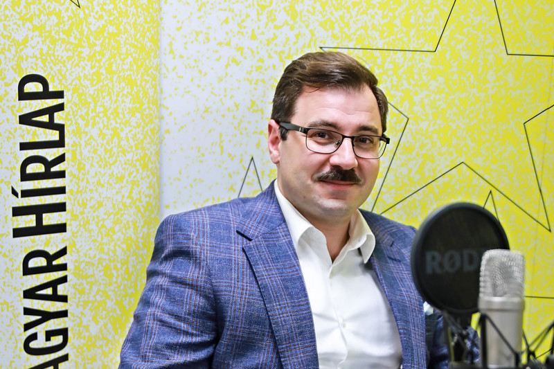 Fotó: MH/Hegedüs Róbert Szánthó Miklós a Faktum adásának felvételén