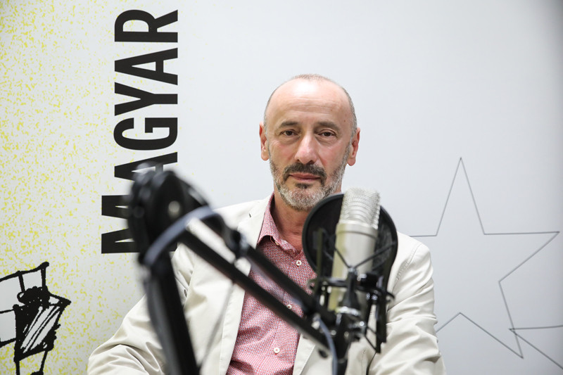 Fotó: MH/Hegedüs Róbert Horváth József, az Alapjogokért Központ biztonságpolitikai tanácsadója a Magyar Hírlap Faktum című podcastjának felvételén
