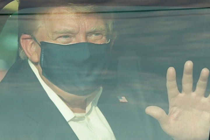Fotó: AFP/Alex Edelman Már hétfőn kiengedhetik a kórházból Donald Trumpot
