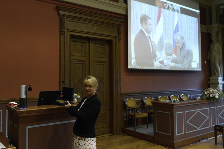 Fotó: MTI/Soós Lajos Jurij Pavlovics Guszev kapta az idei Balassi műfordítói nagydíjat