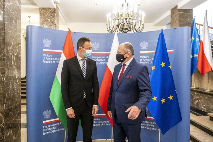 Fotó: MTI/KKM/Király Márton „Lengyelországot és Magyarországot nem lehet zsarolni az uniós források felhasználása során”