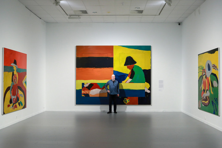 Fotó: MH/Hegedüs Róbert Szerdától látható Sean Scully retrospektív kiállítása