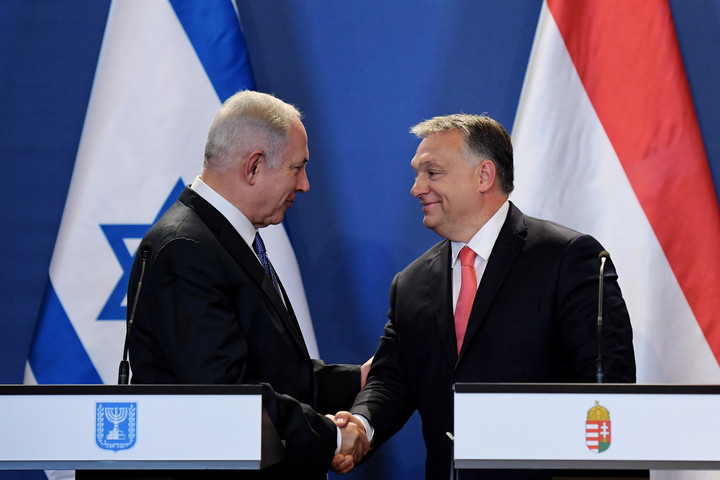Netanjahu köszönetet mondott Orbán Viktornak