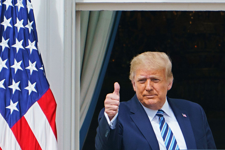 Fotó: AFP/Mandel Ngan Trump újabb vírustesztje negatív lett