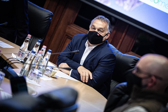 Orbán Viktor ismét az operatív törzs ülésén kezdte a hetet