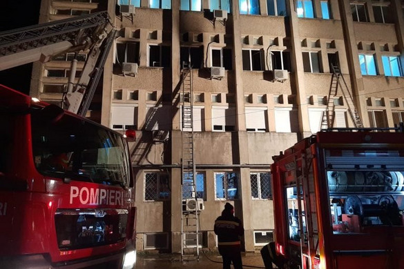 Tűz ütött ki egy romániai kórház intenzív osztályán, sokan meghaltak