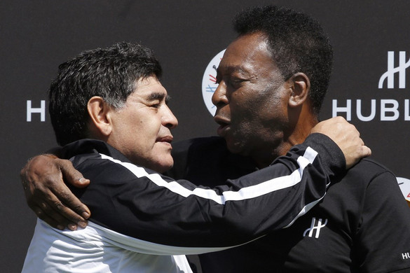 Pelé búcsúlevelet írt Diego Maradonához