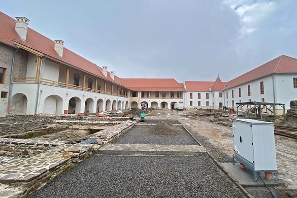 Terv szerint halad a borsi Rákóczi-kastély teljes körű megújítása