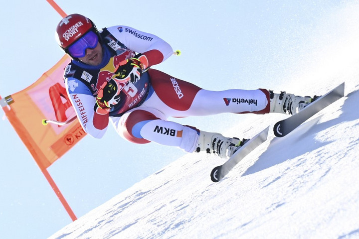 Fotó: AFP/Joe Klamar Beat Feuz nyerte a veszélyes lesiklást Kitzbühelben