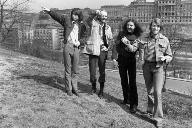 A Taurus együttes: Balázs Fecó, Som Lajos, Radics Béla, Brunner Győző (balról jobbra)